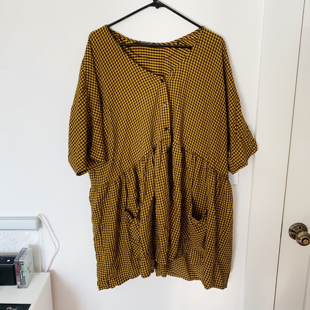 Zara plaid dress